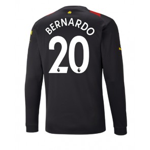 Manchester City Bernardo Silva #20 Bortatröja 2022-23 Långärmad